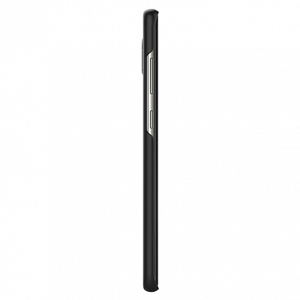 Чехол для Samsung Galaxy S10+ G975 пластиковый тонкий Spigen SGP Thin Fit черный