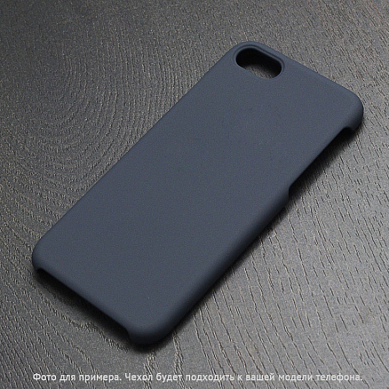 Чехол для OnePlus 5 пластиковый Soft-touch темно-серый