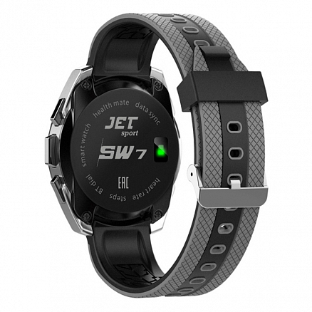 Умные часы Jet Sport SW-7 черно-серые