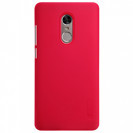 Чехол для Xiaomi Redmi Note 4X пластиковый тонкий Nillkin Super Frosted красный