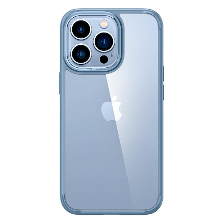 Чехол для iPhone 13 Pro гибридный Spigen Ultra Hybrid голубой