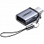 Переходник Type-C - USB 3.0 (папа - мама) Ugreen US270 серый