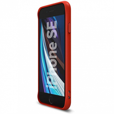 Чехол для iPhone 7, 8, SE 2020, SE 2022 гелевый ультратонкий Ringke Air S красный