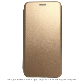 Чехол для Huawei Y5 (2019), Honor 8S книжка CASE Magnetic Flip золотистый