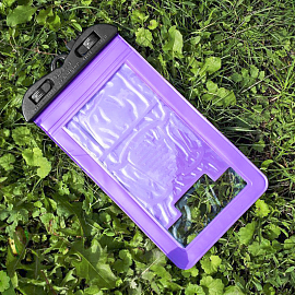 Водонепроницаемый чехол для телефона до 5,8 дюйма наручный Nova-N2 фиолетовый