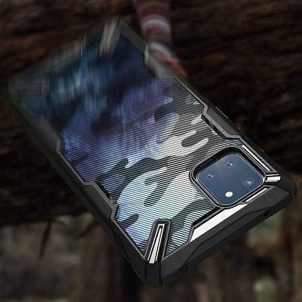 Чехол для Samsung Galaxy Note 10 Lite гибридный Ringke Fusion X Design Camo черный