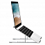 Подставка для MacBook от 10 до 17 дюймов регулируемая алюминиевая WiWU S400 серебристая 