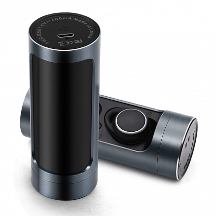 Наушники беспроводные Bluetooth WiWU EarStud 5.0 вакуумные с микрофоном черные