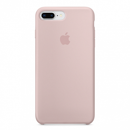 Чехол для iPhone 7 Plus, 8 Plus силиконовый оригинальный Apple MMT02ZM светло-розовый