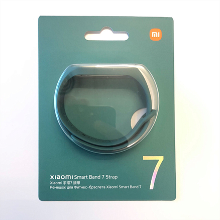 Сменный браслет для Xiaomi Mi Smart Band 7 силиконовый зеленый