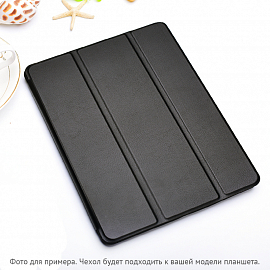 Чехол для iPad Pro 12.9 2021 кожаный Smart Case черный