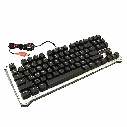 Клавиатура A4Tech Bloody B830 USB механическая с подсветкой игровая черно-золотистая