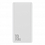 Внешний аккумулятор Baseus Bipow 10000мАч (USB, Type-C, ток 3А, быстрая зарядка PD, QC 3.0, 18Вт) белый