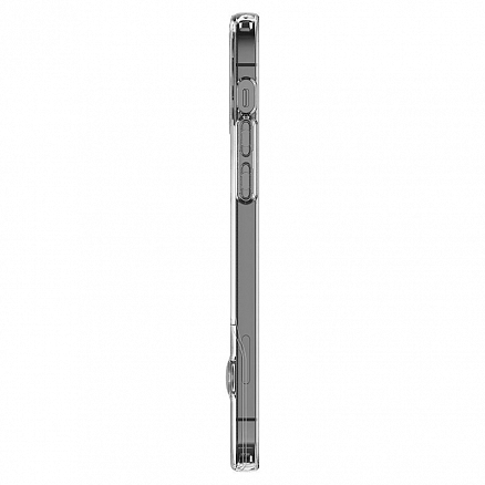 Чехол для iPhone 12, 12 Pro гибридный с подставкой Spigen Slim Armor Essential S прозрачный