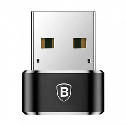 Переходник Type-C - USB (мама - папа) хост OTG Baseus CAAOTG-01 черный