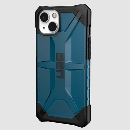 Чехол для iPhone 13 гибридный для экстремальной защиты Urban Armor Gear UAG Plasma синий