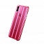 Чехол для iPhone X, XS пластиковый тонкий Baseus Aurora прозрачно-розовый 