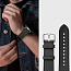 Ремешок-браслет для Samsung Galaxy Watch 46 мм, Watch 3 45 мм, Gear S3 кожаный Spigen Retro Fit черный