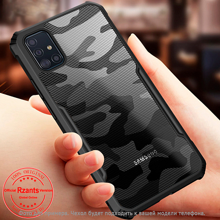 Чехол для Samsung Galaxy M31 гибридный Rzants Beetle Camo черный