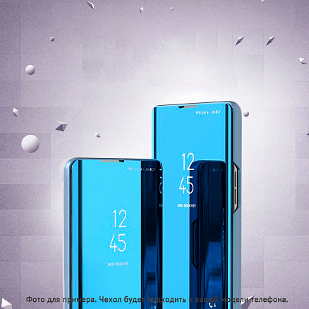 Чехол для Huawei P40 Lite книжка Hurtel Clear View синий
