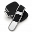 Чехол универсальный для телефона до 4.7 дюйма спортивный наручный GreenGo Zipper серо-черный