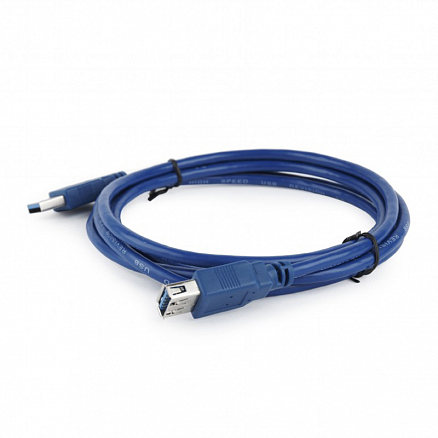 Кабель-удлинитель USB 3.0 (папа - мама) длина 1,8 м Cablexpert синий