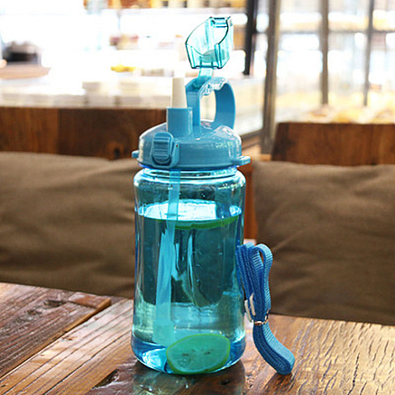 Бутылка для воды спортивная Trendy&Sports XL 1,2 л голубая
