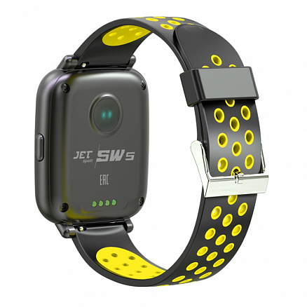 Спортивные часы Jet Sport SW-5 черно-желтые