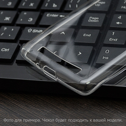 Чехол для Sony Xperia Z5 ультратонкий гелевый 0,5мм Nova Crystal прозрачный