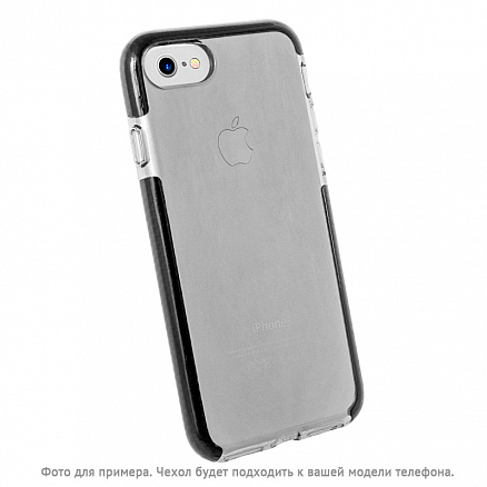 Чехол для iPhone XR гибридный для полной защиты Puro Hard Shield прозрачно-черный