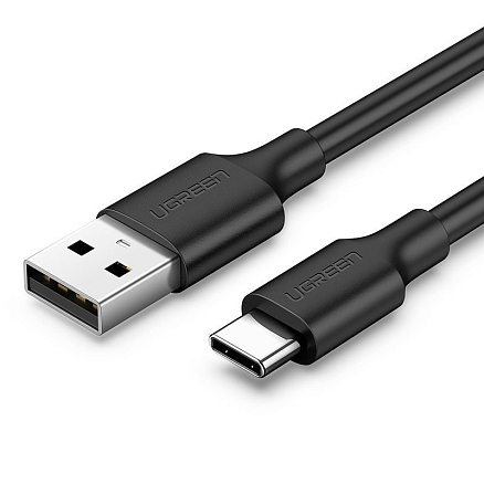 Кабель Type-C - USB длина 1 м 3A Ugreen US287 (быстрая зарядка QC 3.0) черный