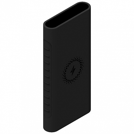 Чехол для внешнего аккумулятора Xiaomi Mi Power Bank 3 PLM13ZM силиконовый черный