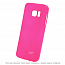 Чехол для Samsung Galaxy S7 гелевый Beeyo Spark кислотно-розовый