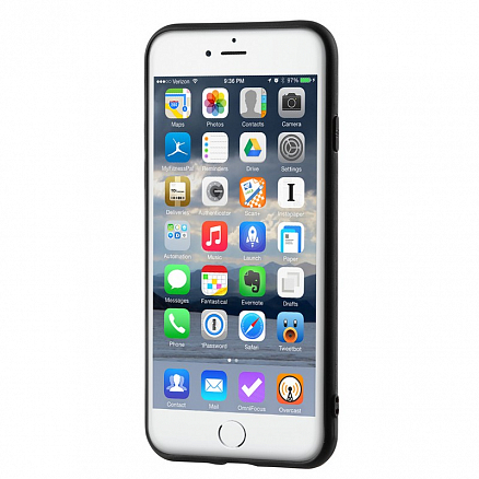 Чехол для iPhone 7, 8 гелевый Hurtel Matt Gel черный