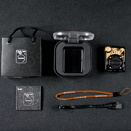 Портативная мини колонка Divoom Espresso с FM-радио и поддержкой MicroSD карт черная