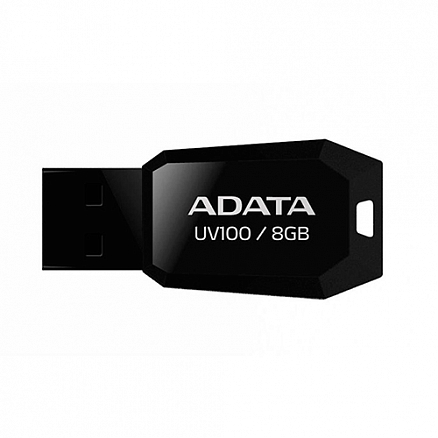 Флешка ADATA DashDrive UV100 8Gb черная