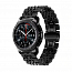 Ремешок-браслет для Samsung Galaxy Watch 42 мм, Active, Active 2 40 мм и 44 мм металлический Nova Metal-7 черный