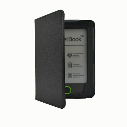 Чехол для PocketBook Mini 515 кожаный NOVA-02 черный