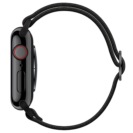 Ремешок-браслет для Apple Watch 4, 5, 6, 7, 8, SE, Ultra 42, 44, 45 и 49 мм текстильный Tech-Protect Mellow черный
