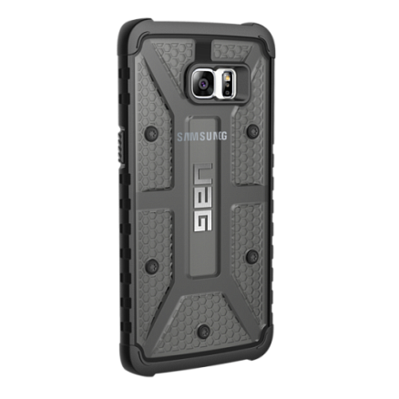 Чехол для Samsung Galaxy S6 edge+ гибридный для экстремальной защиты Urban Armor Gear UAG Plasma серый