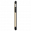 Чехол для iPhone 7, 8 гибридный тонкий Spigen SGP Slim Armor черно-золотистый