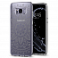Чехол для Samsung Galaxy S8+ G955F гелевый c узорами Spigen SGP Liquid Crystal Shine прозрачный