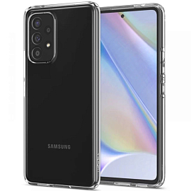 Чехол для Samsung Galaxy A53 5G гелевый ультратонкий Spigen Liquid Crystal прозрачный