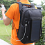 Рюкзак Kingsons Solar с отделением для ноутбука до 17 дюймов и USB зарядкой на солнечной батарее черный