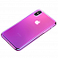 Чехол для iPhone XS Max гелевый Baseus Glow прозрачно-розовый