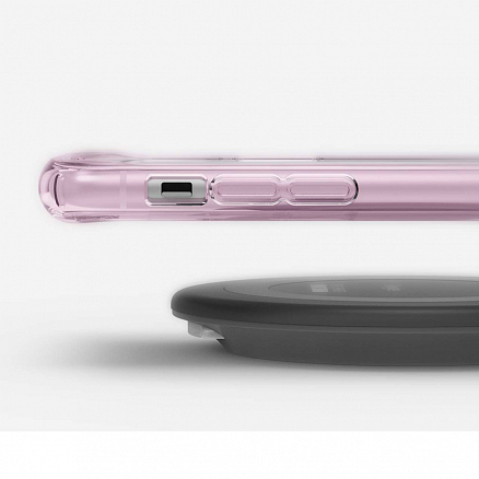 Чехол для iPhone 11 гибридный Ringke Fusion прозрачно-сиреневый
