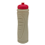Бутылка для воды спортивная с дозатором 800 мл серо-розовая