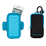 Наушники беспроводные Bluetooth Plantronics BackBeat Fit вакуумные с микрофоном для спорта черно-голубые