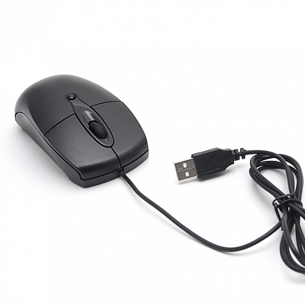 Мышь проводная USB оптическая Dowell MO-003 черная