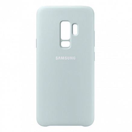 Чехол для Samsung Galaxy S9+ оригинальный Silicone Cover EF-PG965TLEG светло-голубой